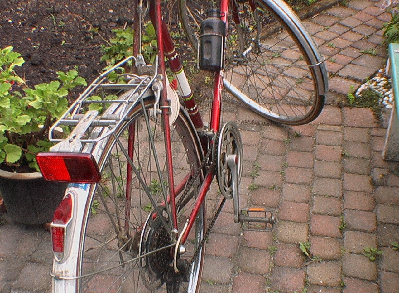 Oldtimer sport fiets batavis 14 versnellingen rees stuur
