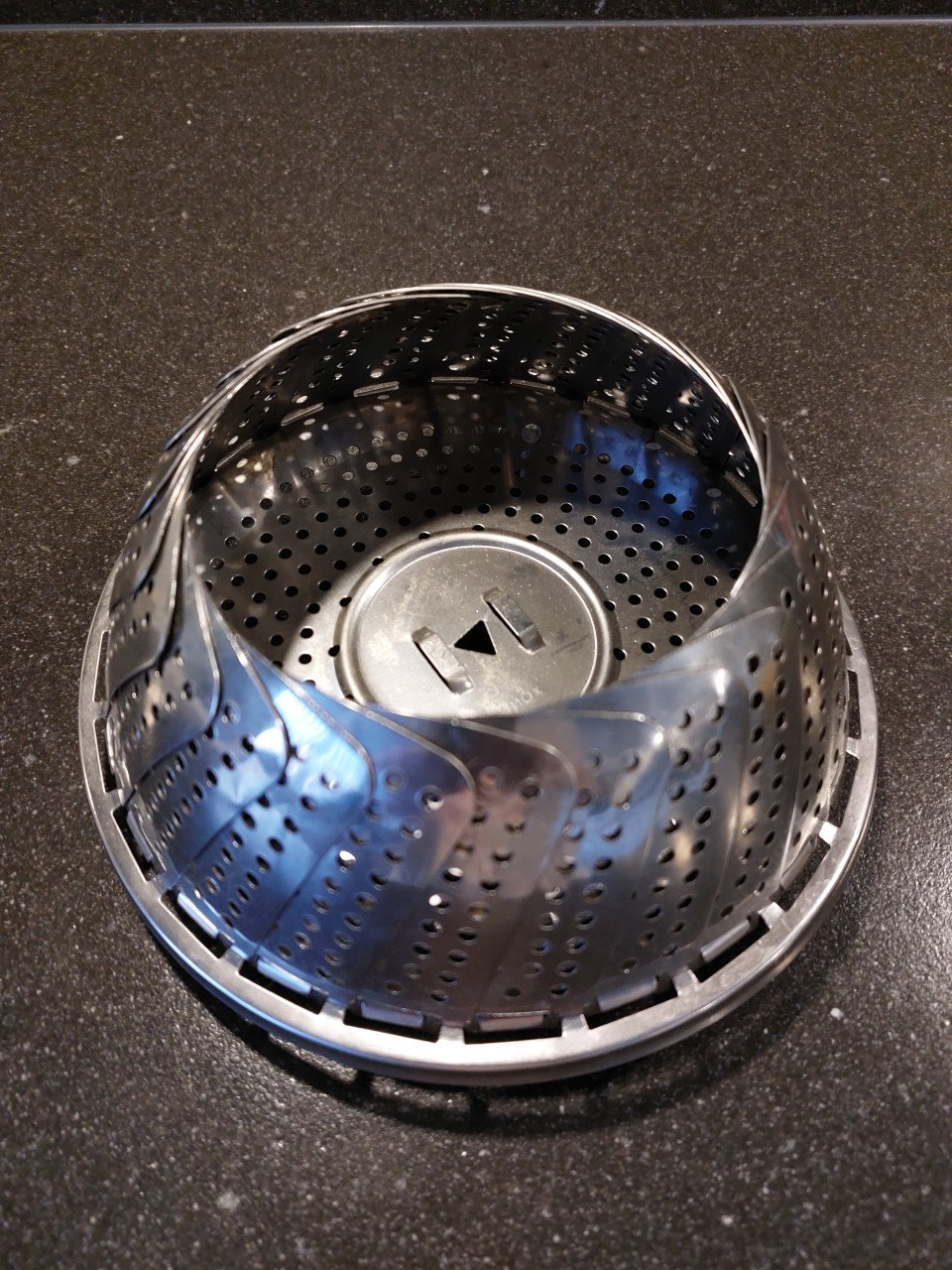 Opvouwbaar stoommandje-stoombloem-stoomrek-roestvrij staal-stoominzet-inox
