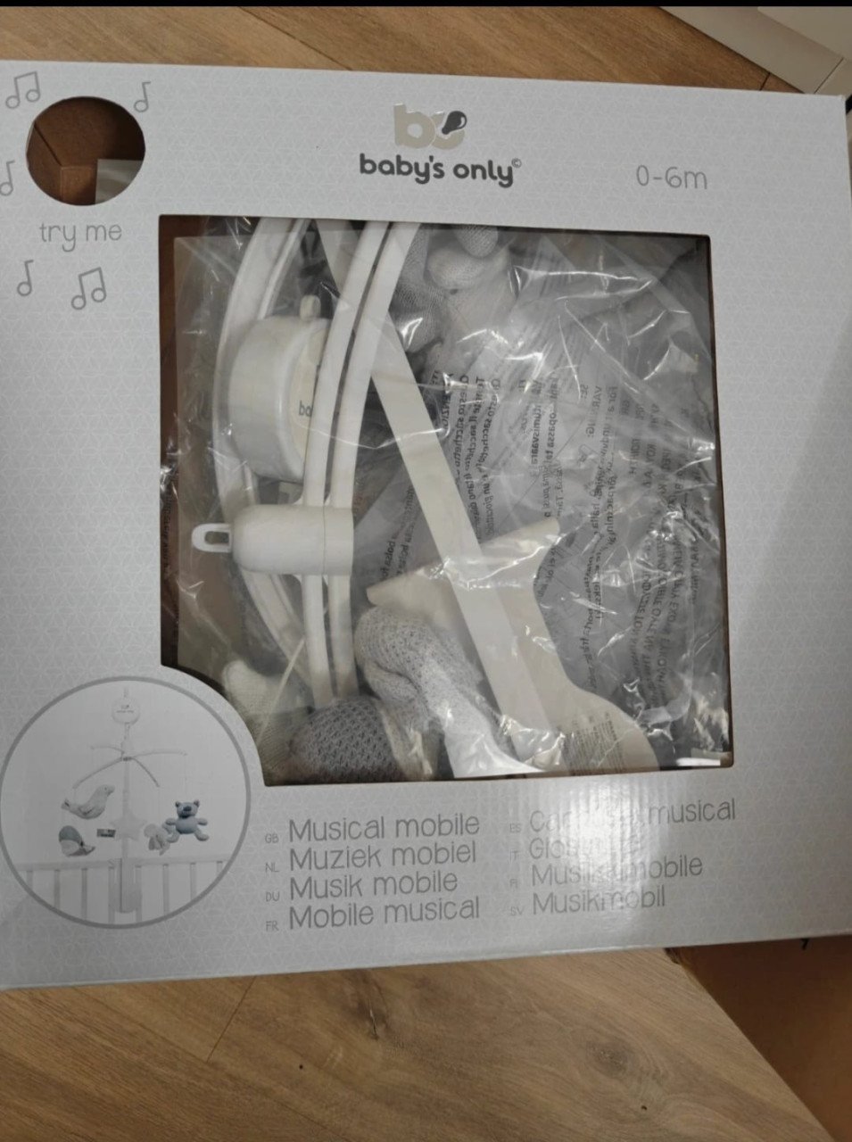 Muziek mobiel voor in de box of ledikantje