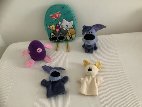 Woezel en Pip - Handpoppen, Knuffels, Rugzak