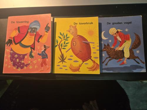 3 kleine sprookjes boeken   1e druk