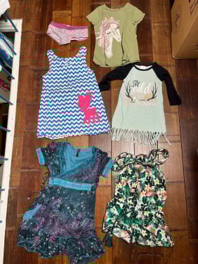 Kleding, schoenen voor meisje 4 jaar