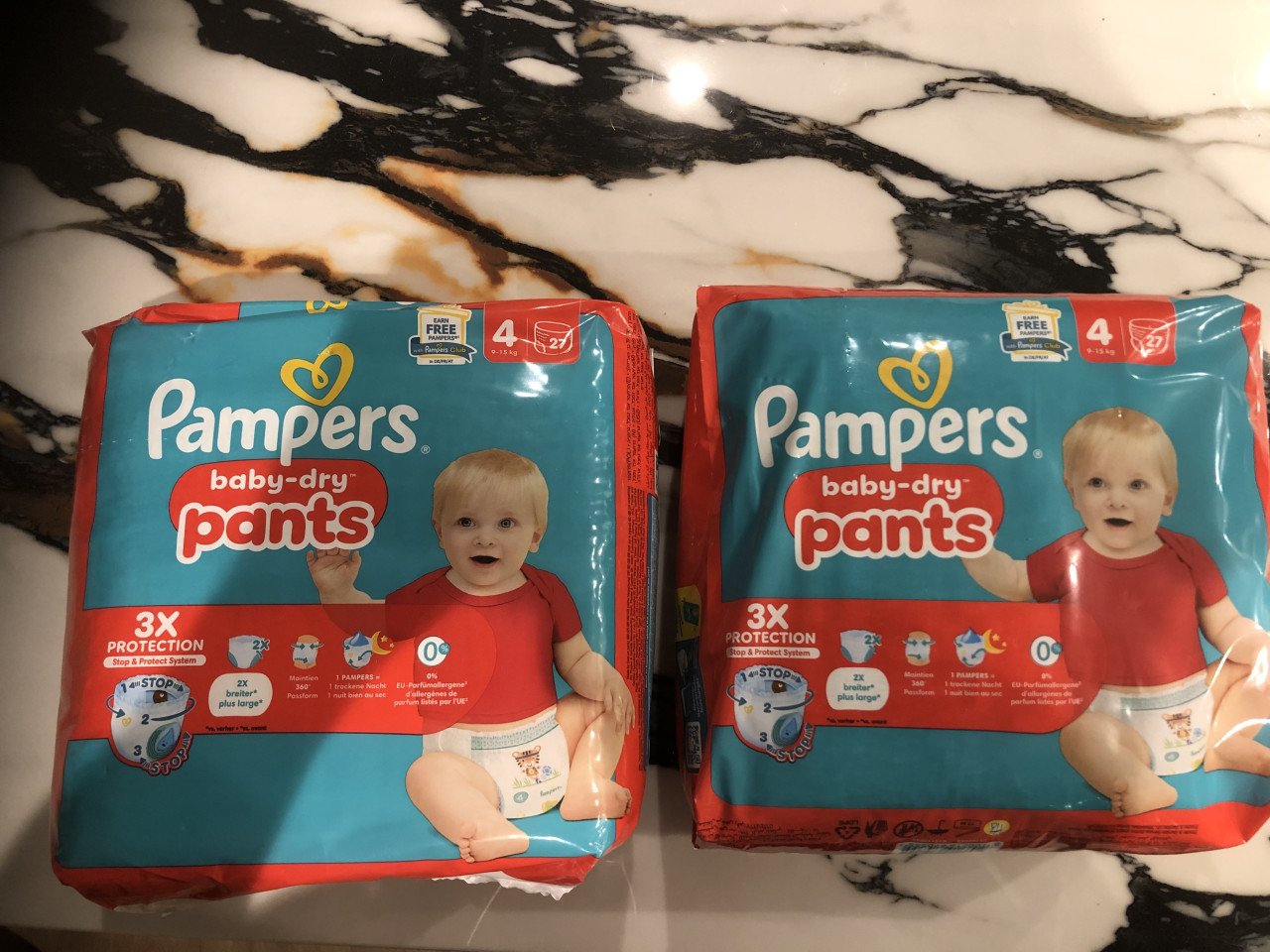 Luiers Pampers maat 2 en luierbroekjes Pampers maat 4