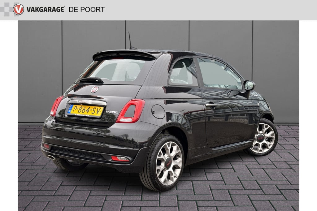 Fiat 500 1.0 hybrid sport | nl-auto | panorama | carplay | navi | clima | c