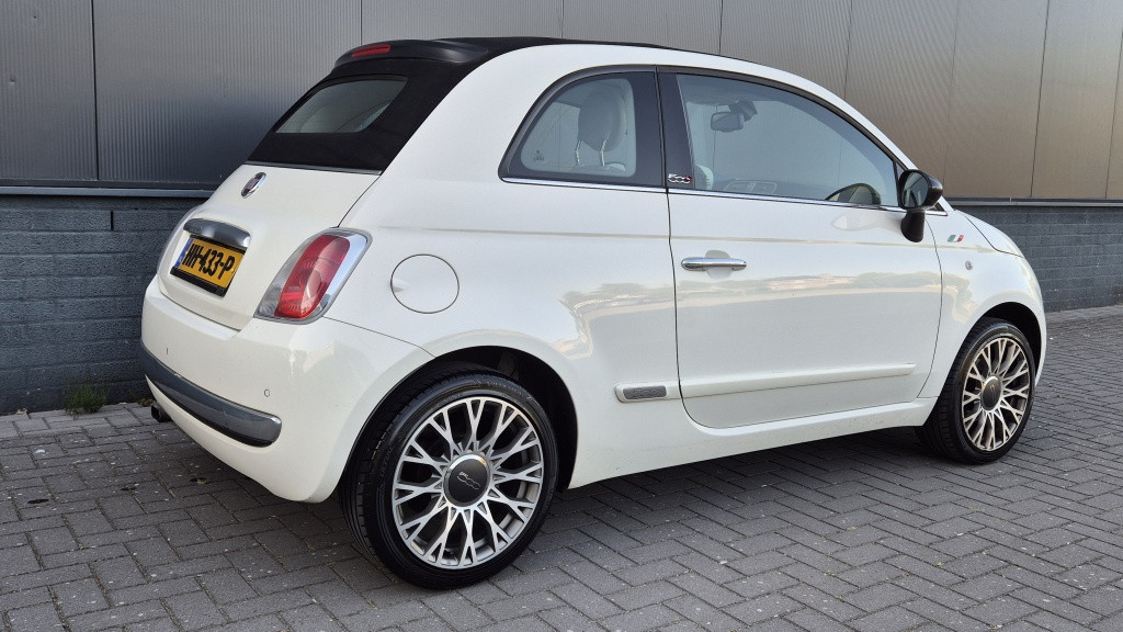 Fiat 500 C 1.2 lounge *cabrio*airco*parkeersensoren*lmv*ecc*