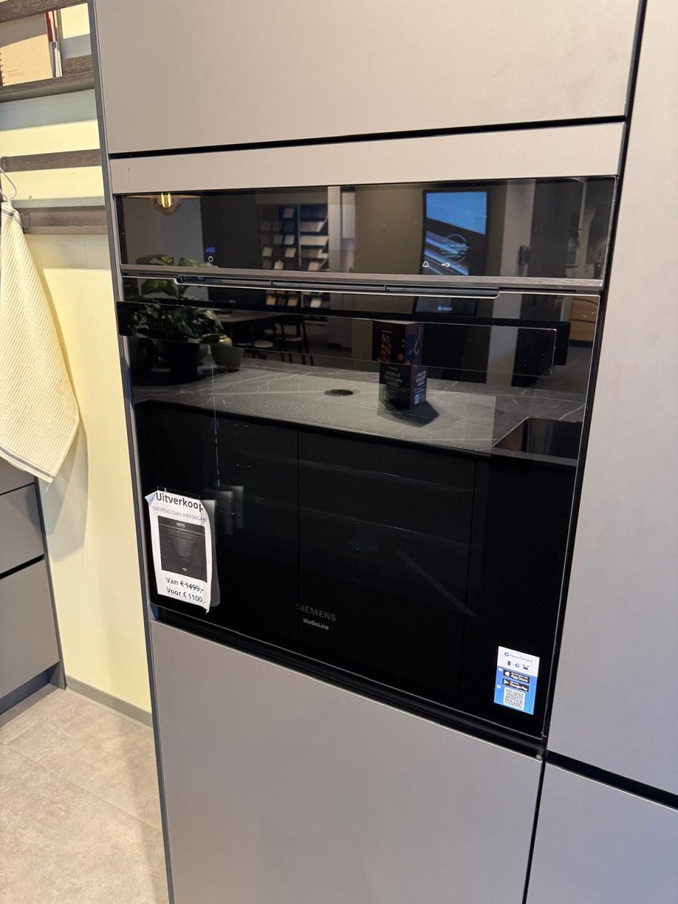 HOEKKEUKEN KVIK PRATO DARK GREY met X module