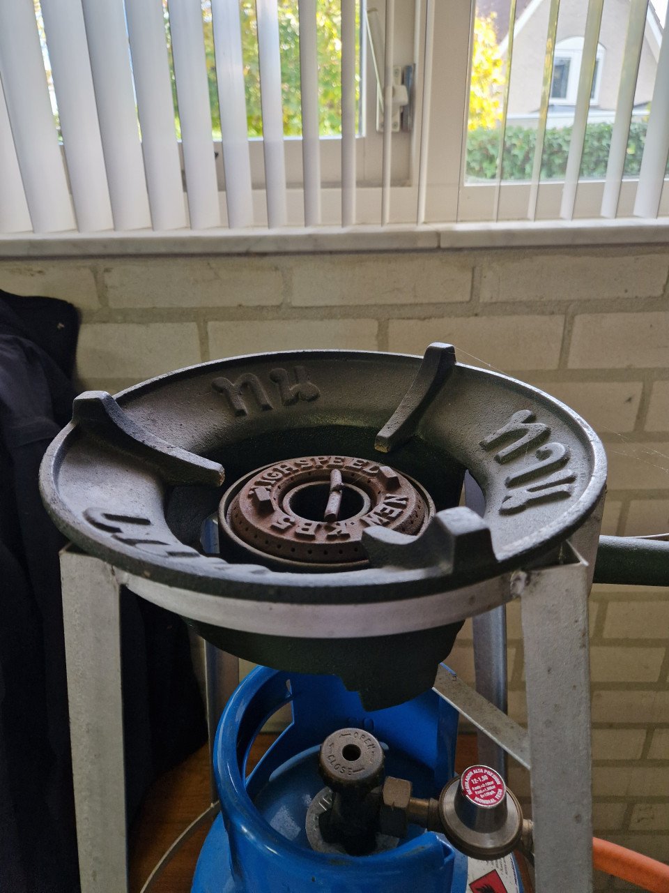 Wokbrander voor buiten.