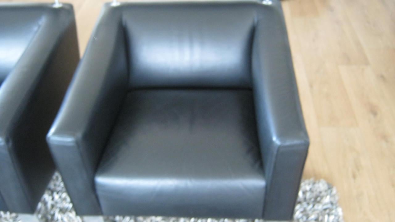TE KOOP 2X LEOLUX LEREN FAUTEUILS VOOR 50 EURO
