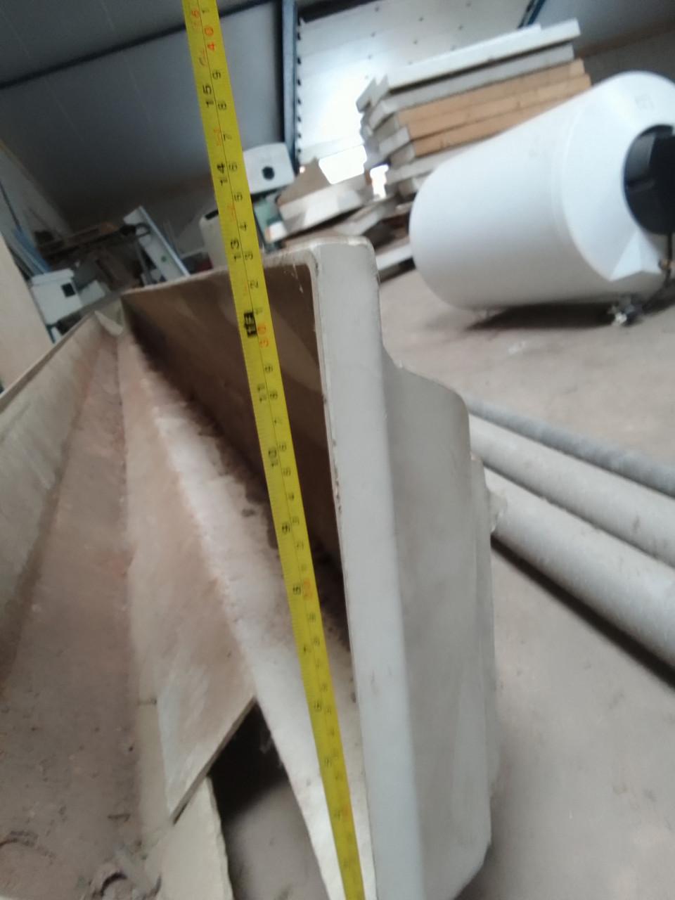 2× Polyester dakgoot