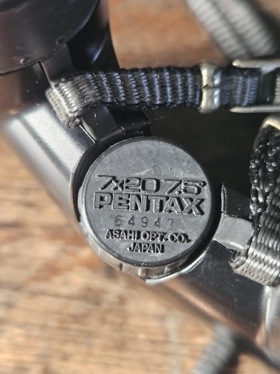 Pentax 7x20 7.5 verrekijker, zgan met nachtzicht met hoesje
