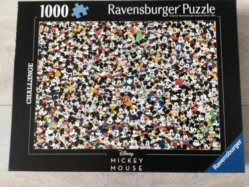 Mickey Mouse puzzel, een uitdaging!!!