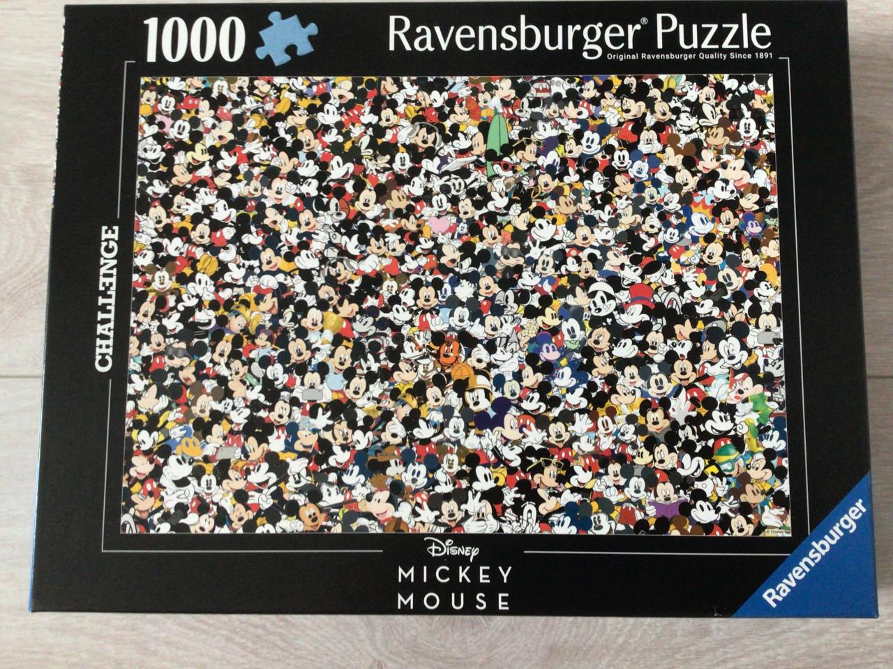 Mickey Mouse puzzel, een uitdaging!!!