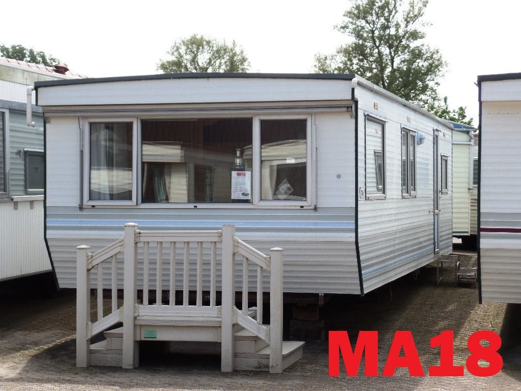 Diverse modellen Muller stacaravans met 2 slaapkamers voorradig