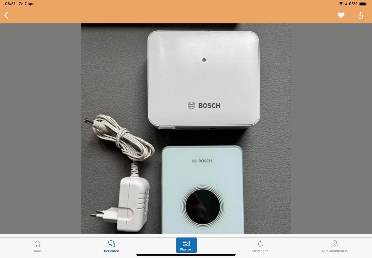 Bosch easy control thermostaat cv