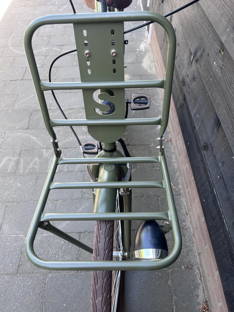 Mooie Spirit transportfiets - olijfgroen - 3 versnellingen