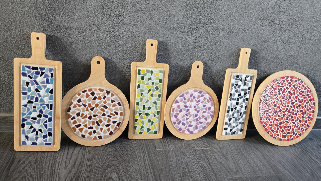 Workshop mozaïek borrelplank