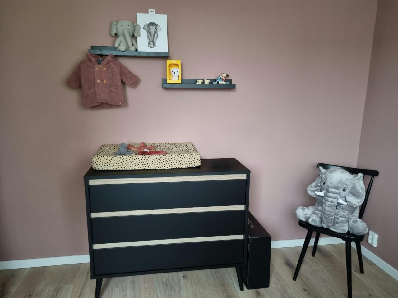 Babykamer Europe Baby Sterre zwart/oak