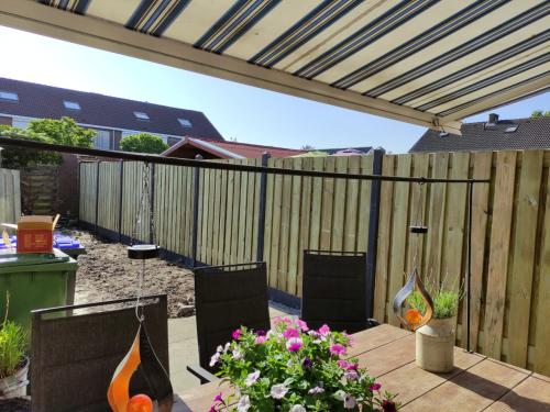 Gratis!! Zonnescherm met afstandsbediening