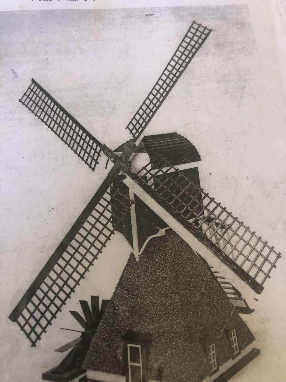 Waterwipmolen  tekening