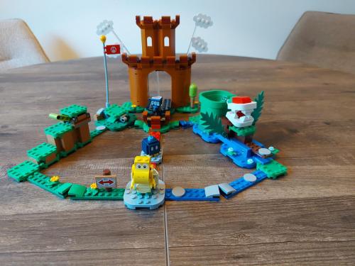 Lego Super Mario 71362 Guarded Fortress Bowser Castle compleet in doos