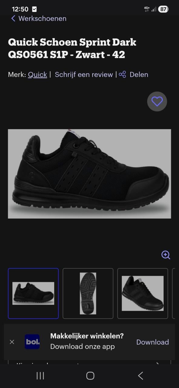 Veiligheidsschoenen nieuw!