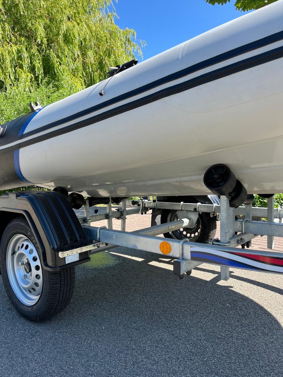 310 alu rib met yamaha 10pk + boot trailer