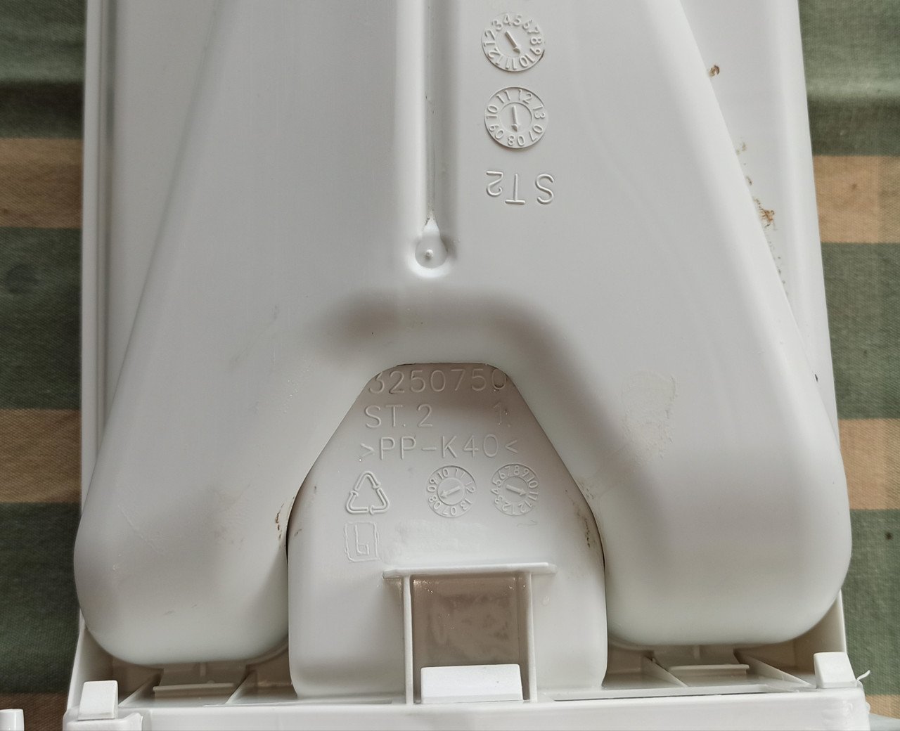 Wasmachine accessoire AEG LAVAMAT 52840 wasmiddelbak zeepbakje + voorkant