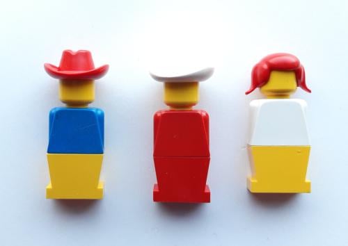 Lego minfiguren vintage, veel verschillende combinaties mogelijk