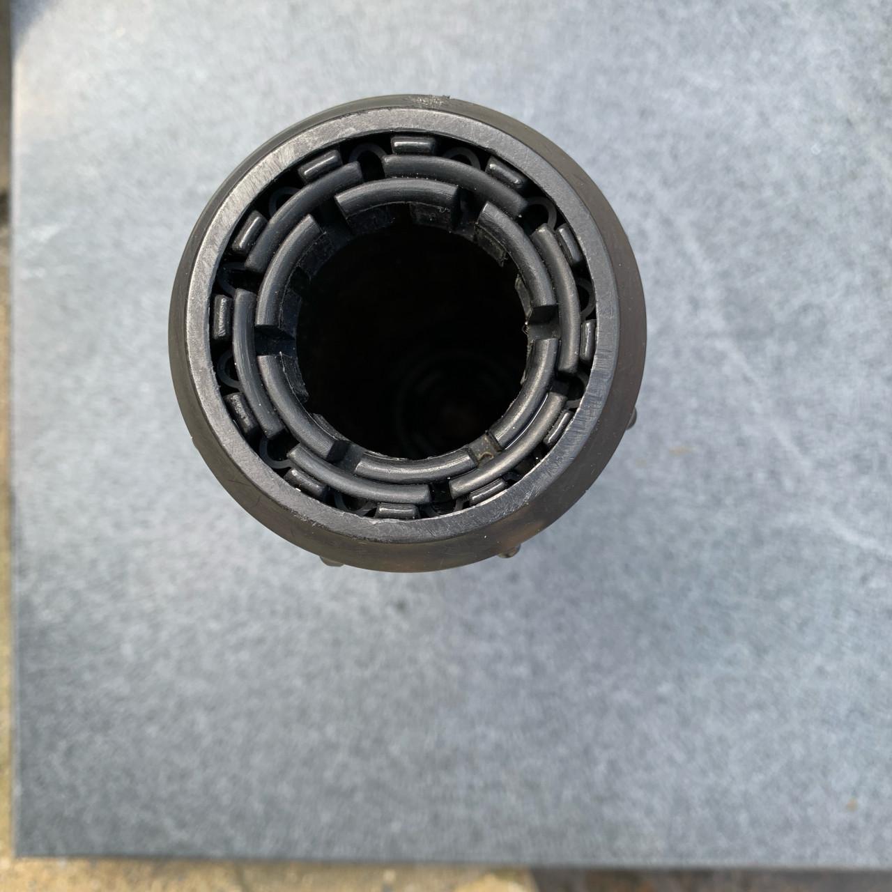 Parasolvoet graniet rvs