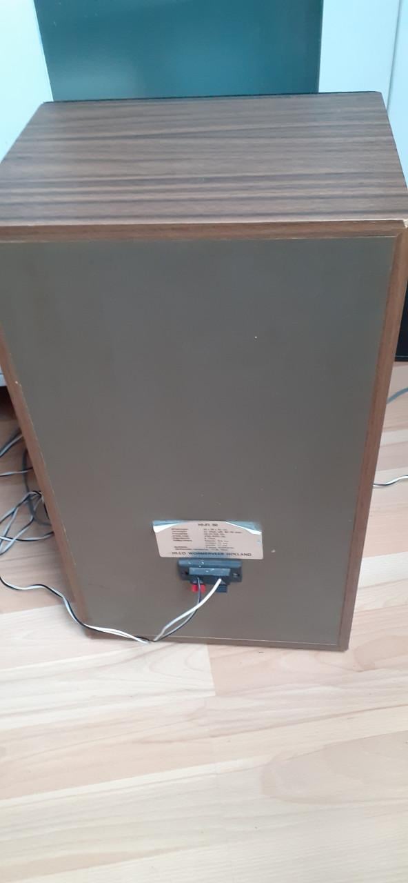 Versterker  sony met vintage speakers 3 way system