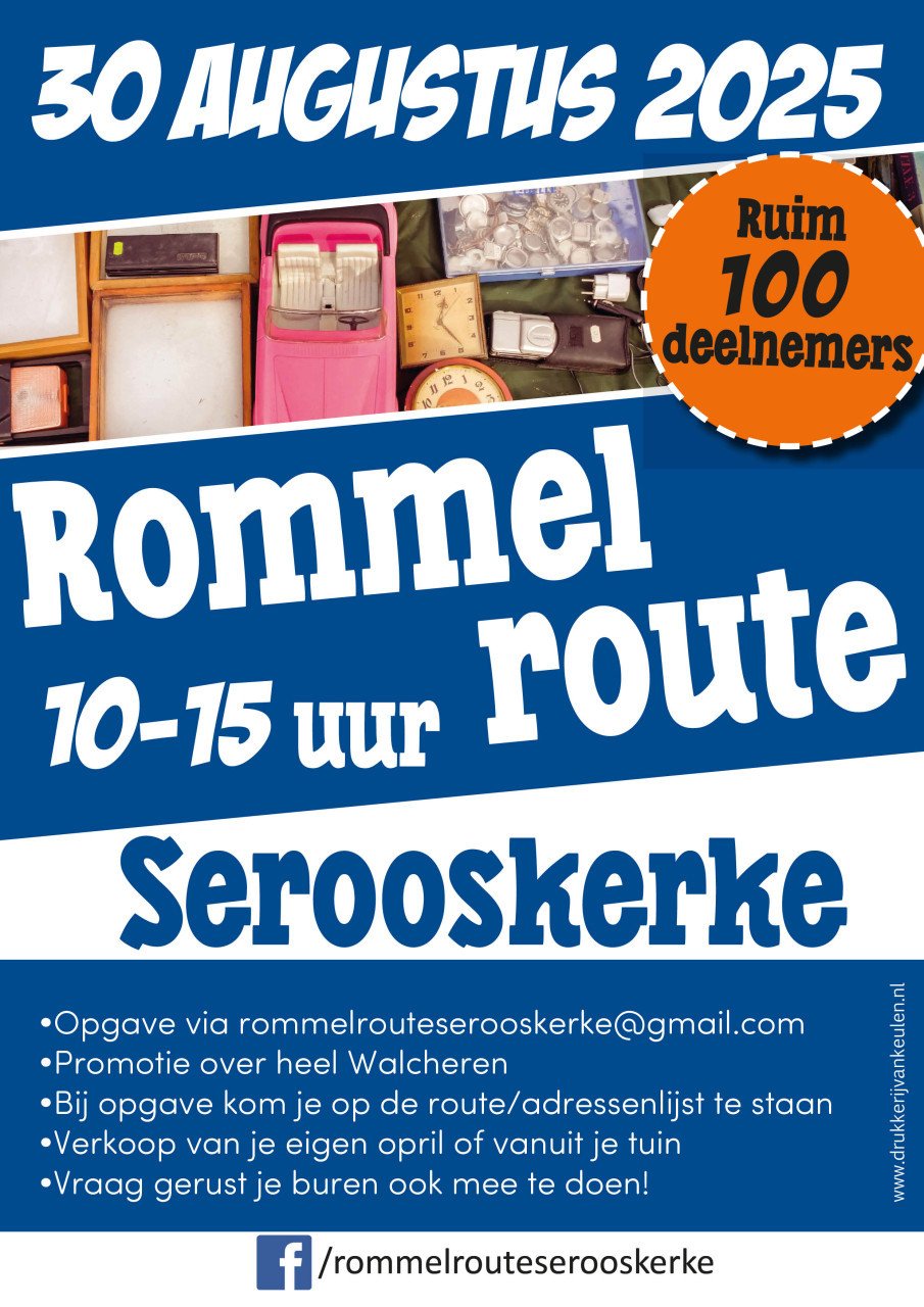 Rommelroute Serooskerke zaterdag 30 augustus