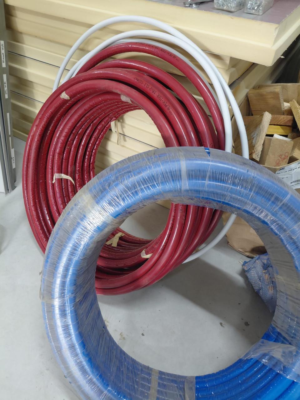 Meerlagenbuis met isolatie blauw alu-pers systeembuis 16mm x 2,0mm