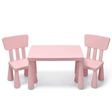 2 roze kinderstoelen ikea.
