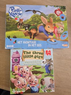 Pieter Konijn en 3 biggetjes