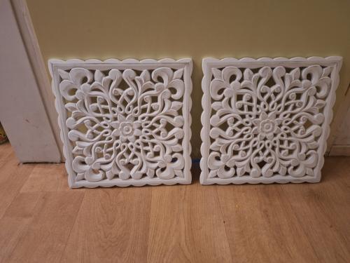 2 x wanddecoratie