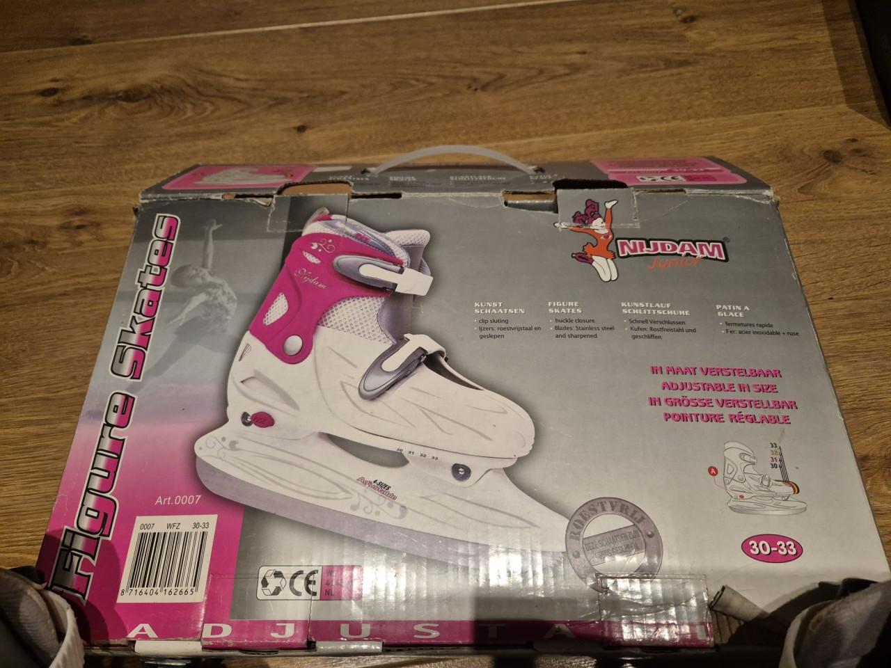 Nijdam schaatsen, verstelbaar maat 30-33