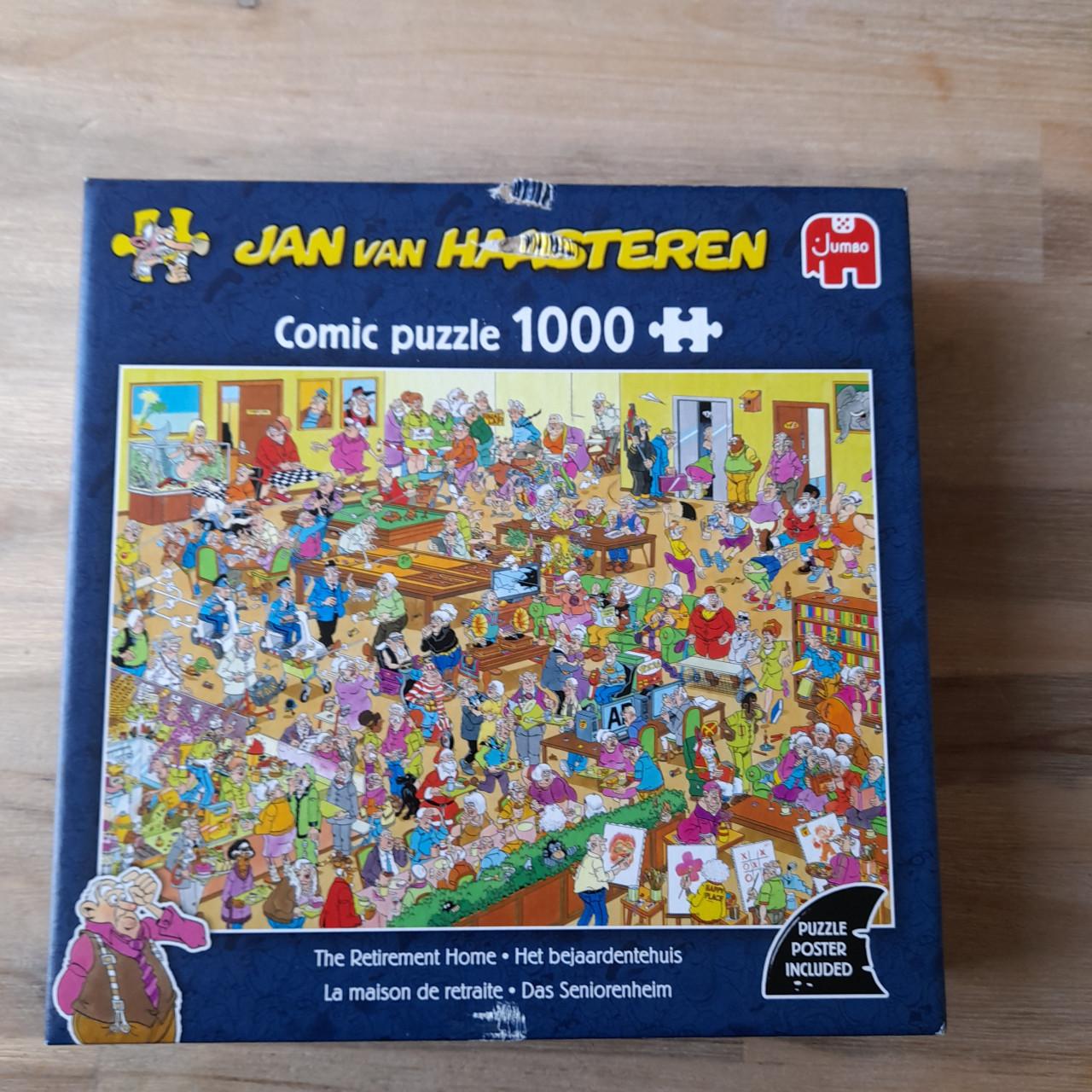 Puzzel Jan van Haasteren Het bejaardenhuis 1000st