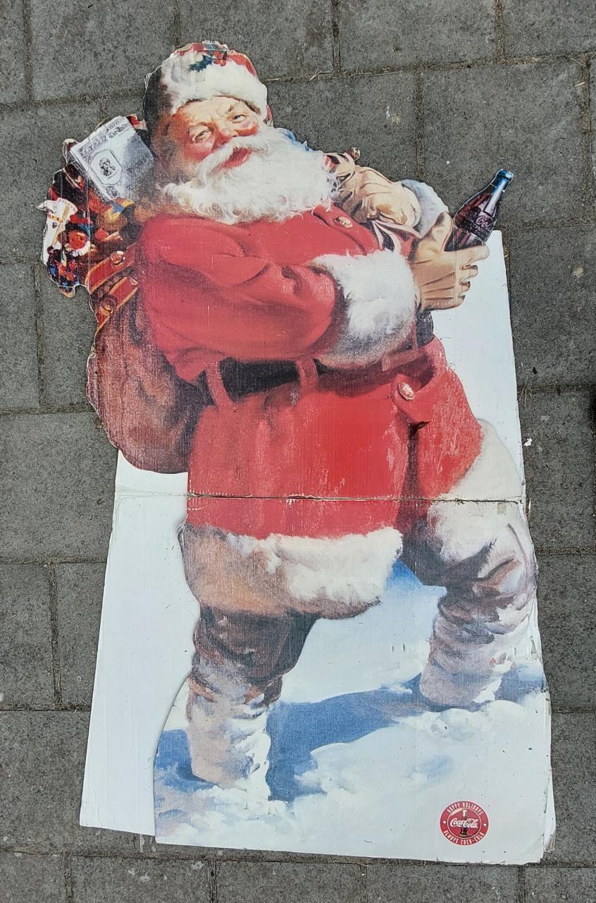 Reclame Coca Cola kerstman display