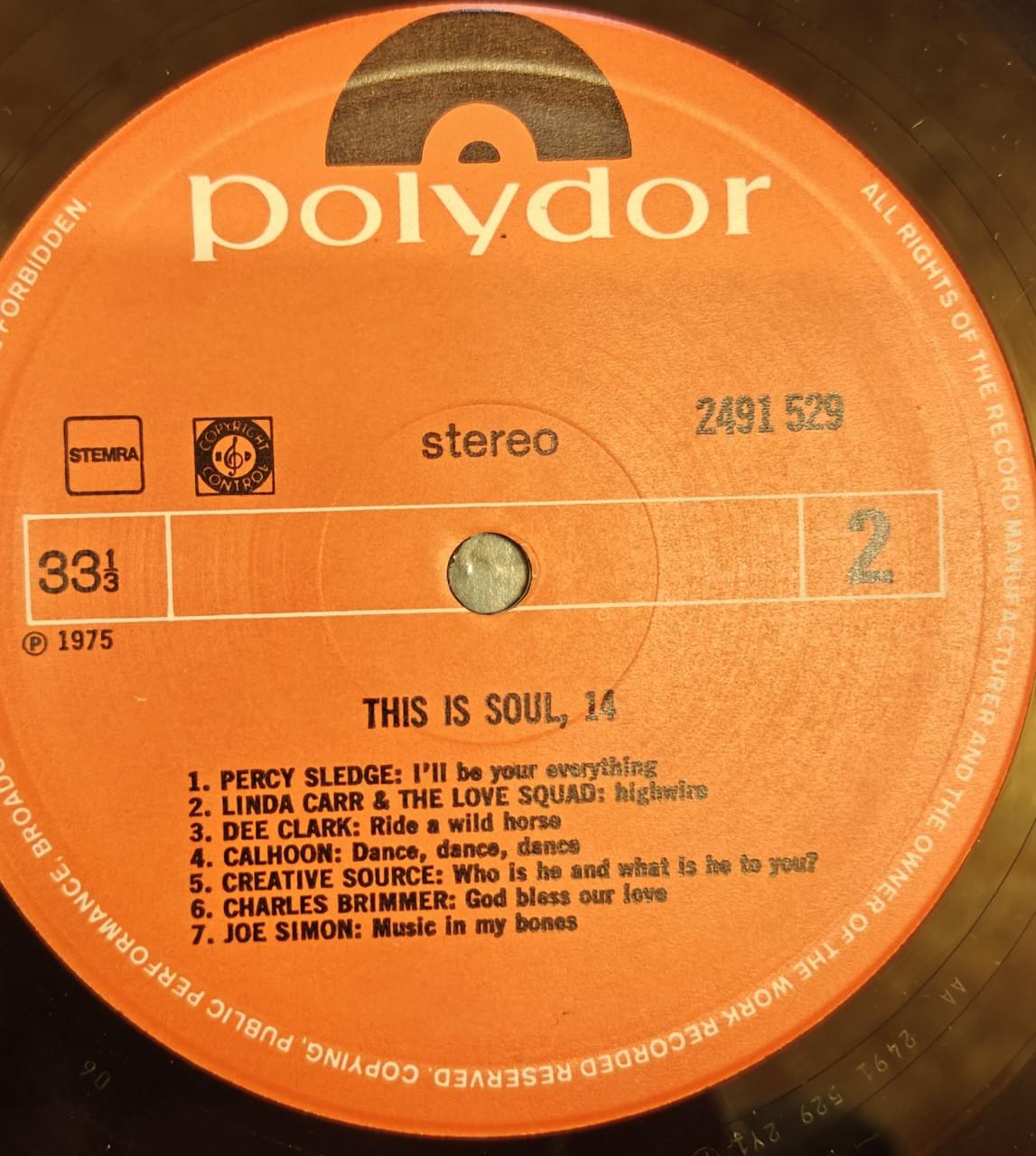 Te Koop LP  This Is Soul 14 met Diverse Artiesten