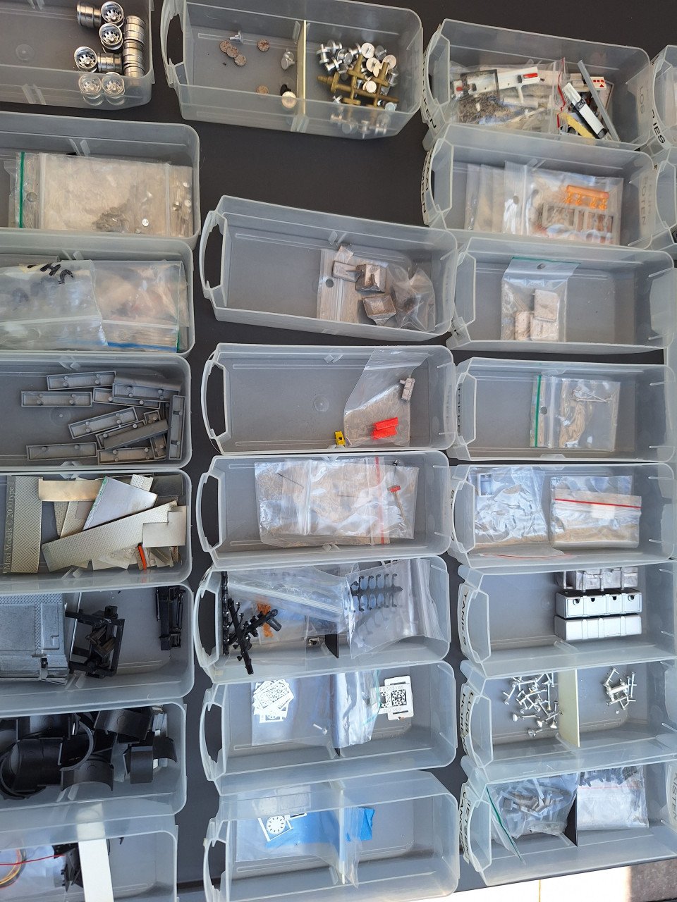 Modelbouw onderdelen 1:50 (grote partij)
