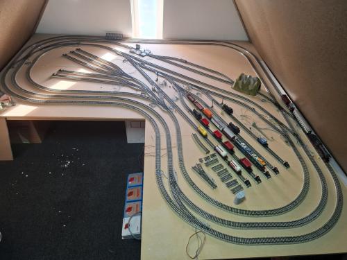 Complete Marklin-HO treinbaan - Analoog