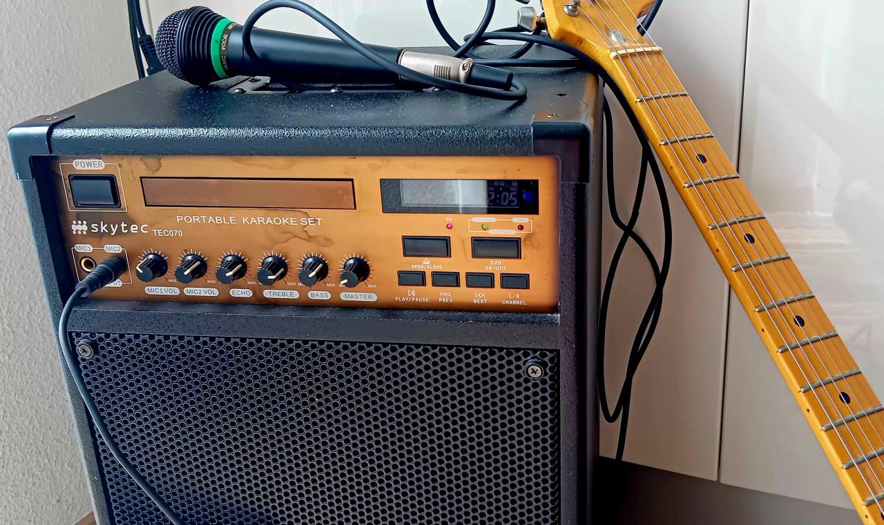 Electrische gitaar en versterker