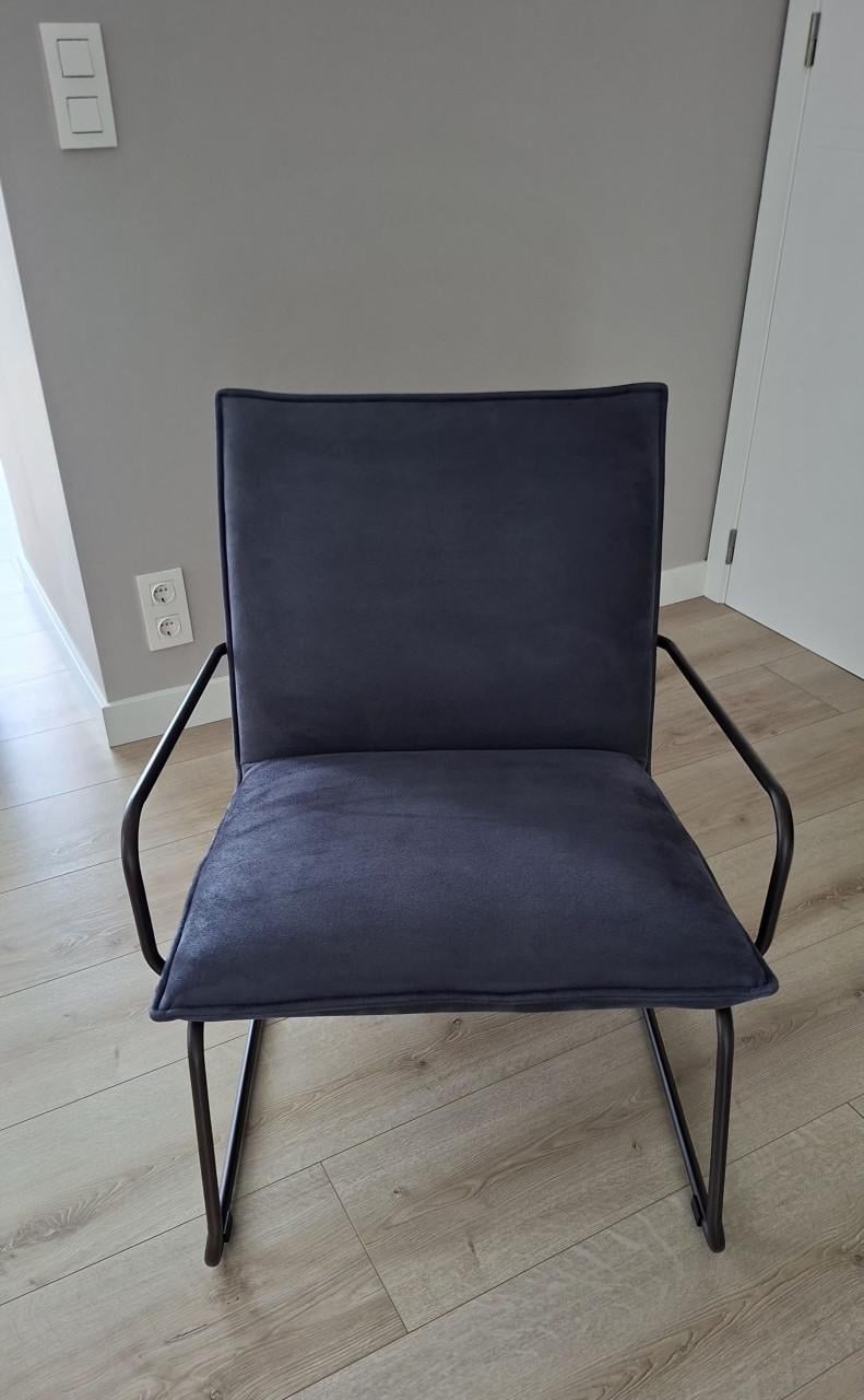 Eleonora fauteuil Delta Kleur blauw