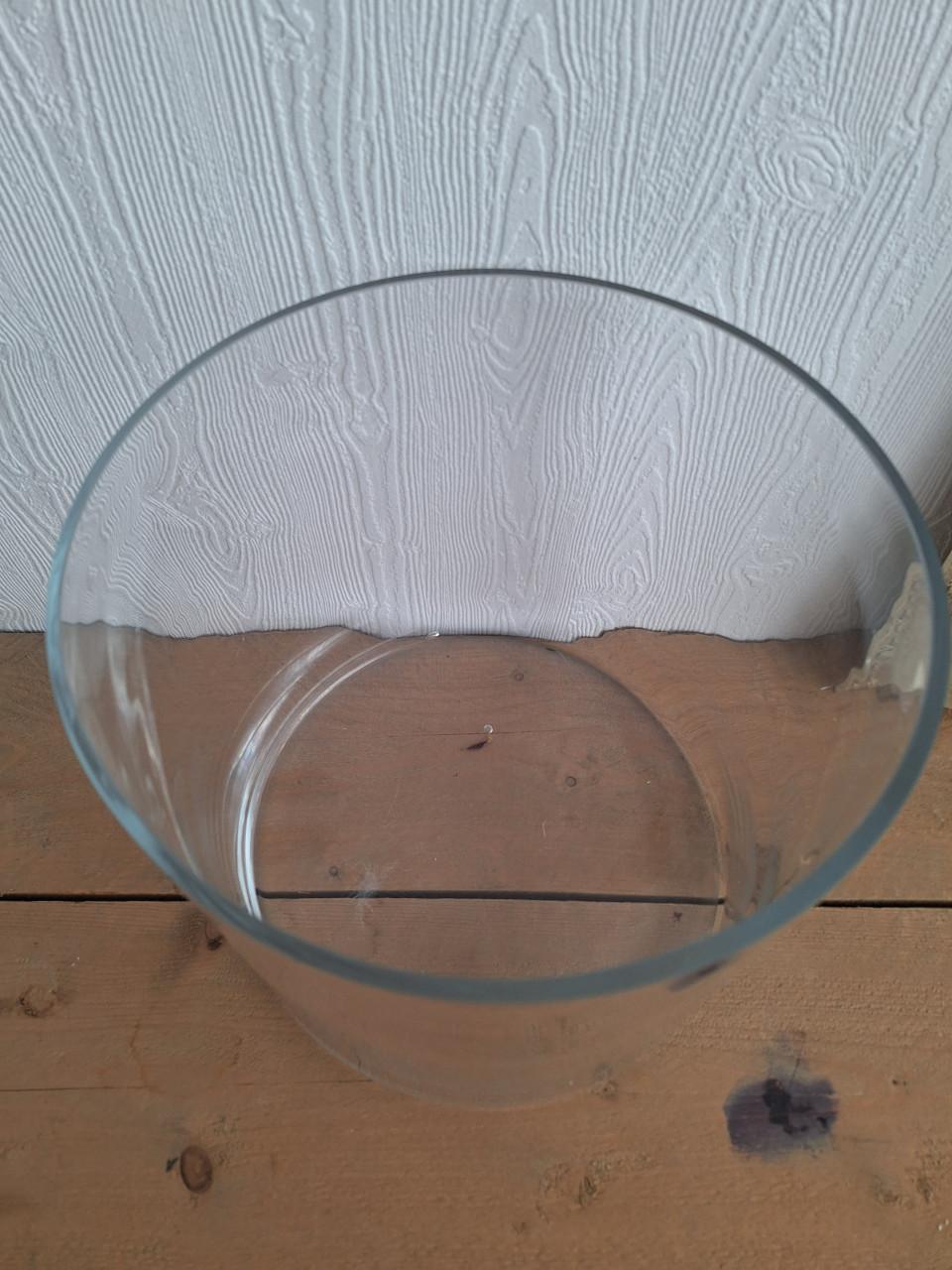 Bokaal,  vaas, pot, vissenkom.. GROOT, glas