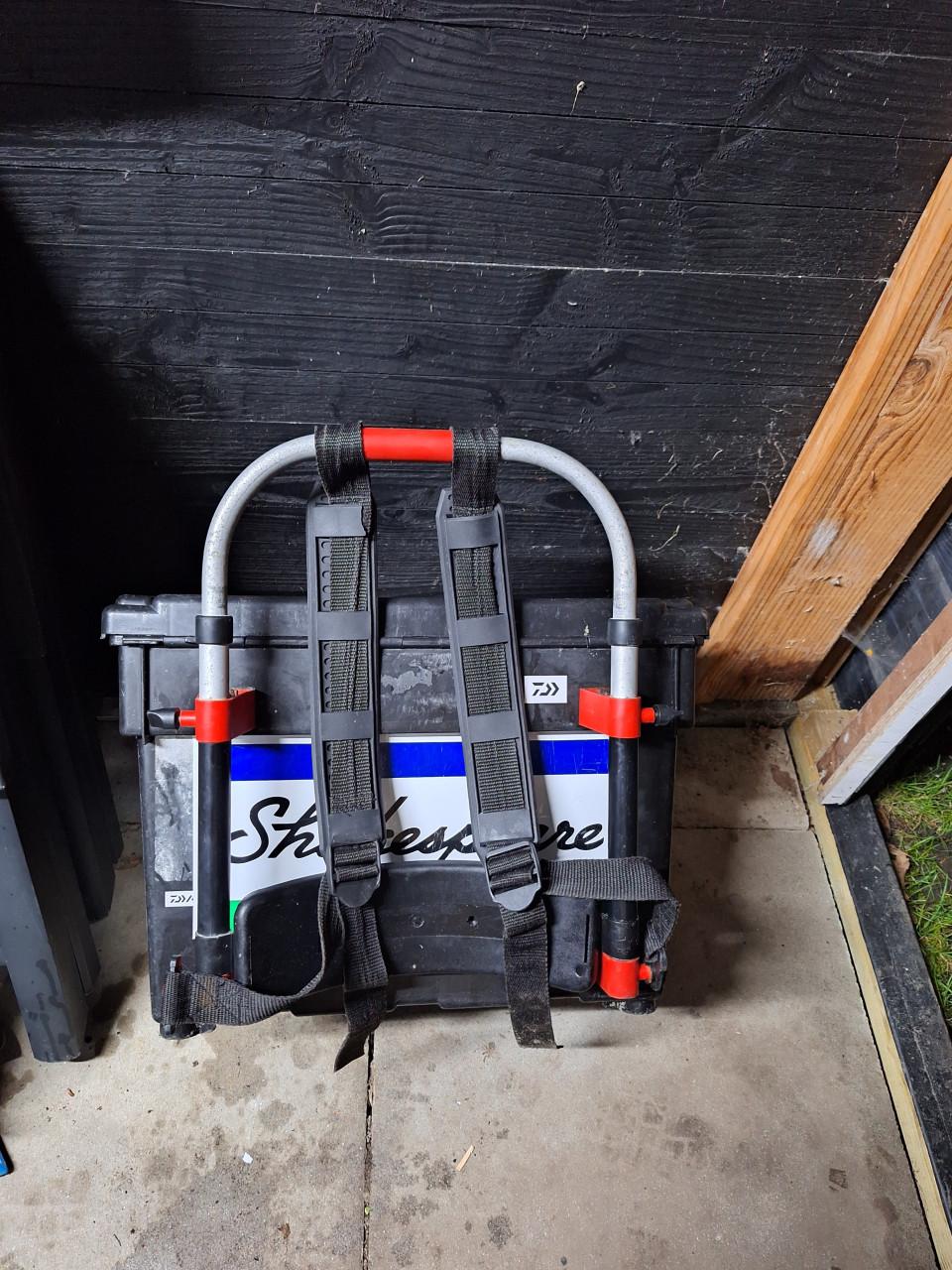 Viskoffer met breakaway rugsteun