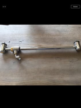 Douche  stang/houder van Damixa