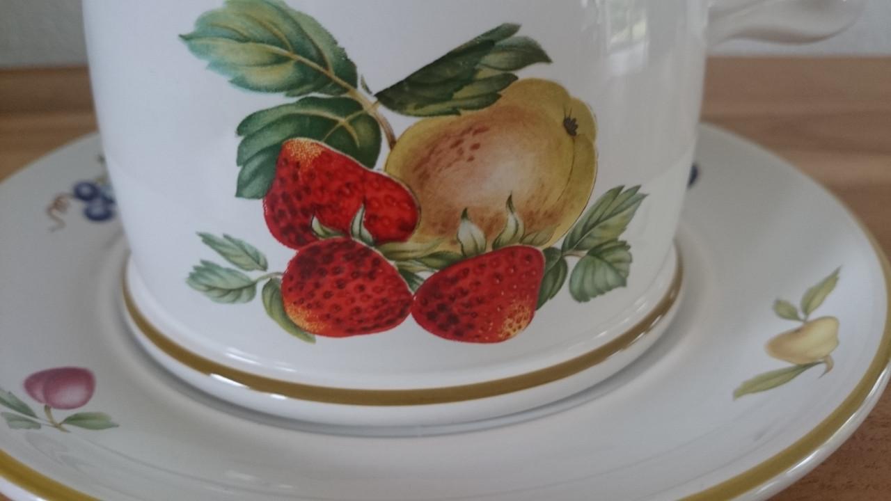 Wedgwood Fruit Sprays soepkop en schotel