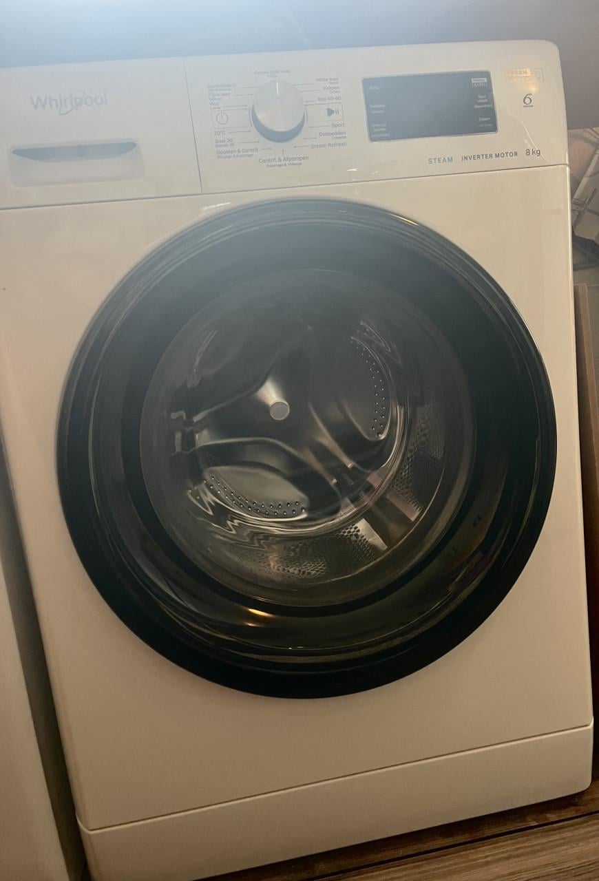 Wasmaschine Whirlpool 6th sense 8kg vulvermogen