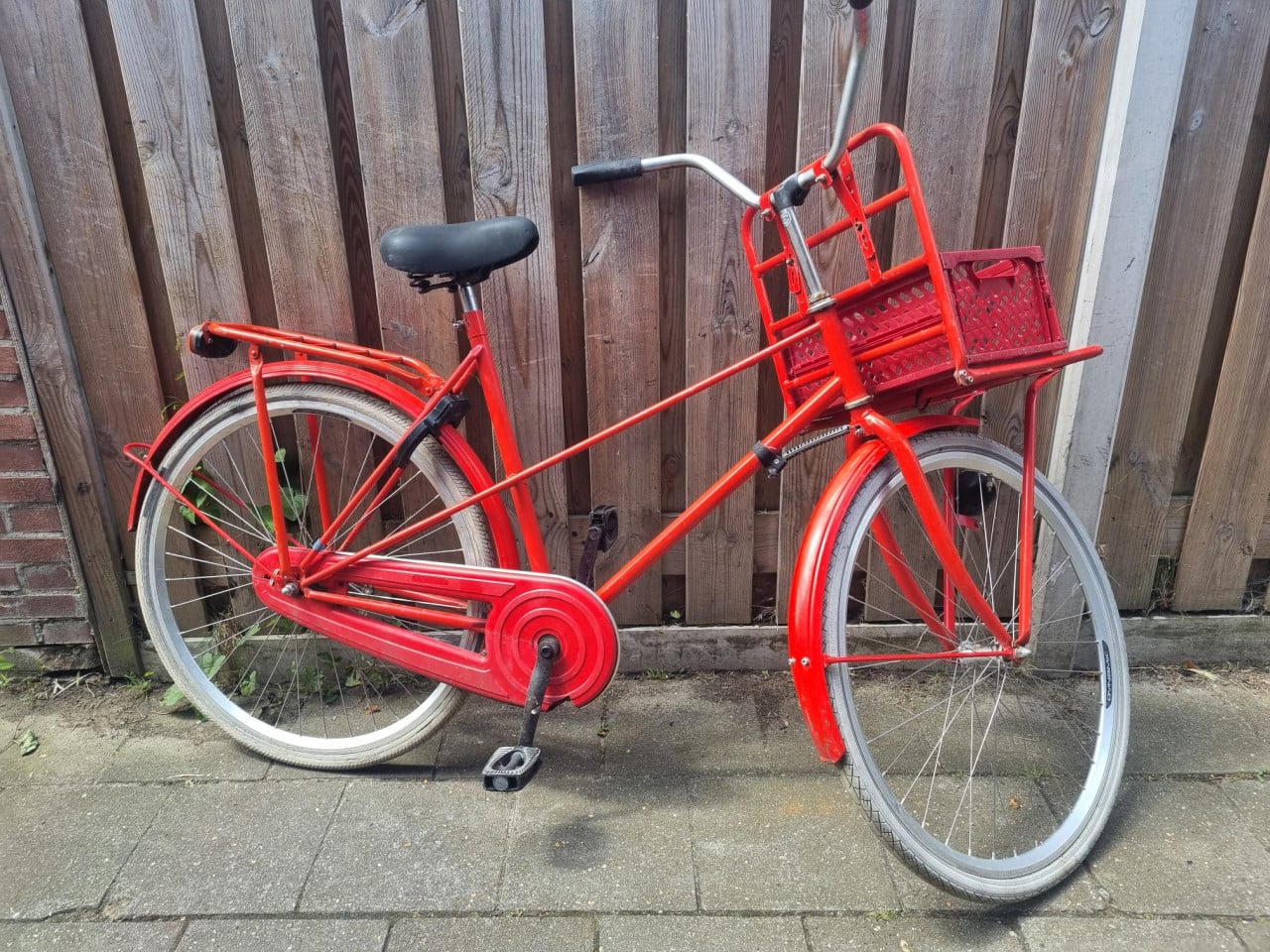 3 x Mooie gave Omafiets merk BATAVUS - Old Dutch & LIMIT.