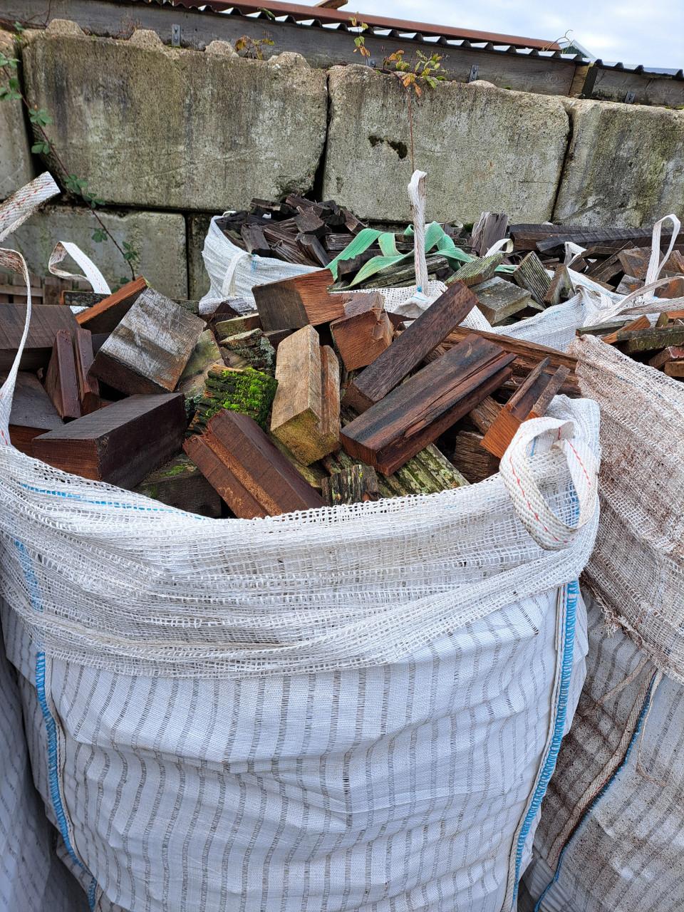 Haardhout in big bag van 1500 liter (1,5 m3)